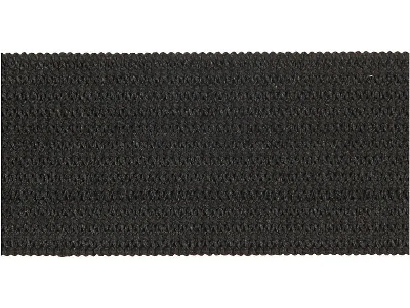 Creativ Company Elastikband 25 m, Schwarz