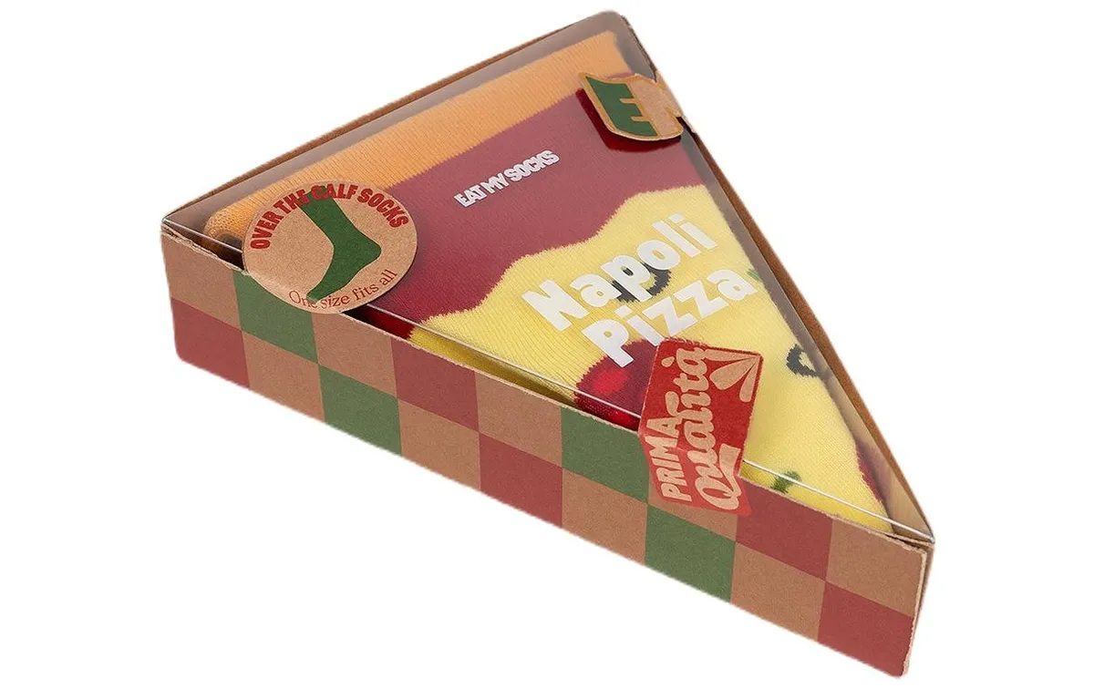 EatMySocks Socken Napoli Pizza 1 Paar, One Size EatMySocks Socken Napoli Pizza 1 Paar, One Size