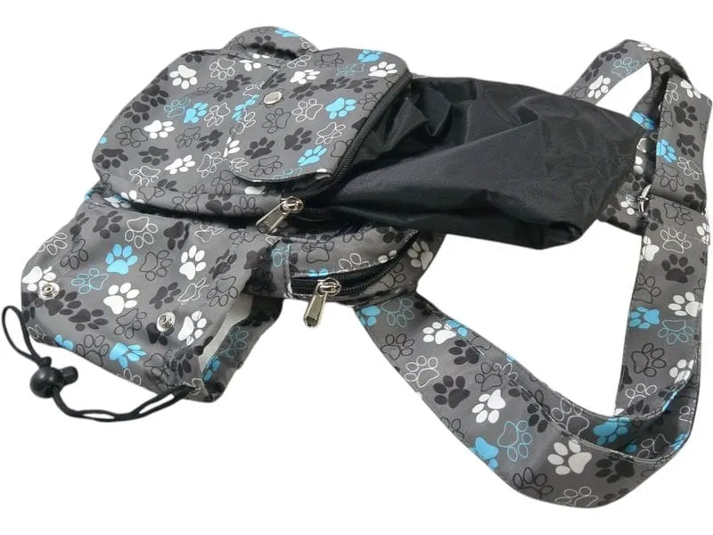 Nijens Gassi-Tasche Konstanz mit Druck, Hellgrau