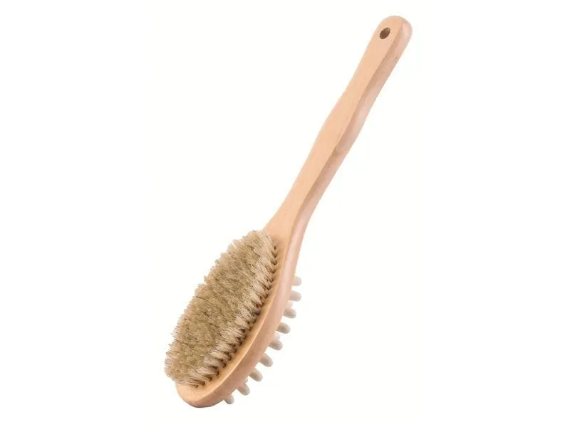 MSV Körperbürste mit langem Stiel 32 cm, Braun MSV Körperbürste mit langem Stiel 32 cm, Braun
