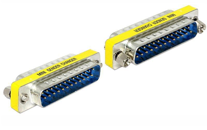 Delock Gender Changer DB25 m - m Delock Gender Changer DB25 m - m