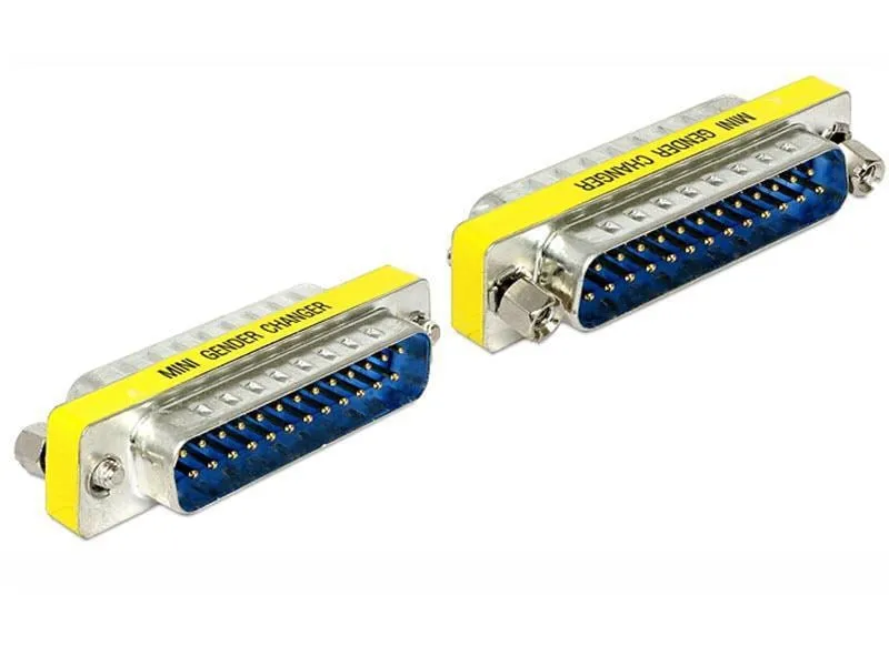 Delock Gender Changer DB25 m - m Delock Gender Changer DB25 m - m