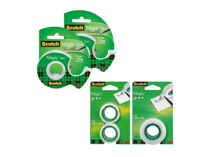Scotch Handabroller Magic Tape 19 mm x 7.5 m Scotch Handabroller Magic Tape 19 mm x 7.5 m