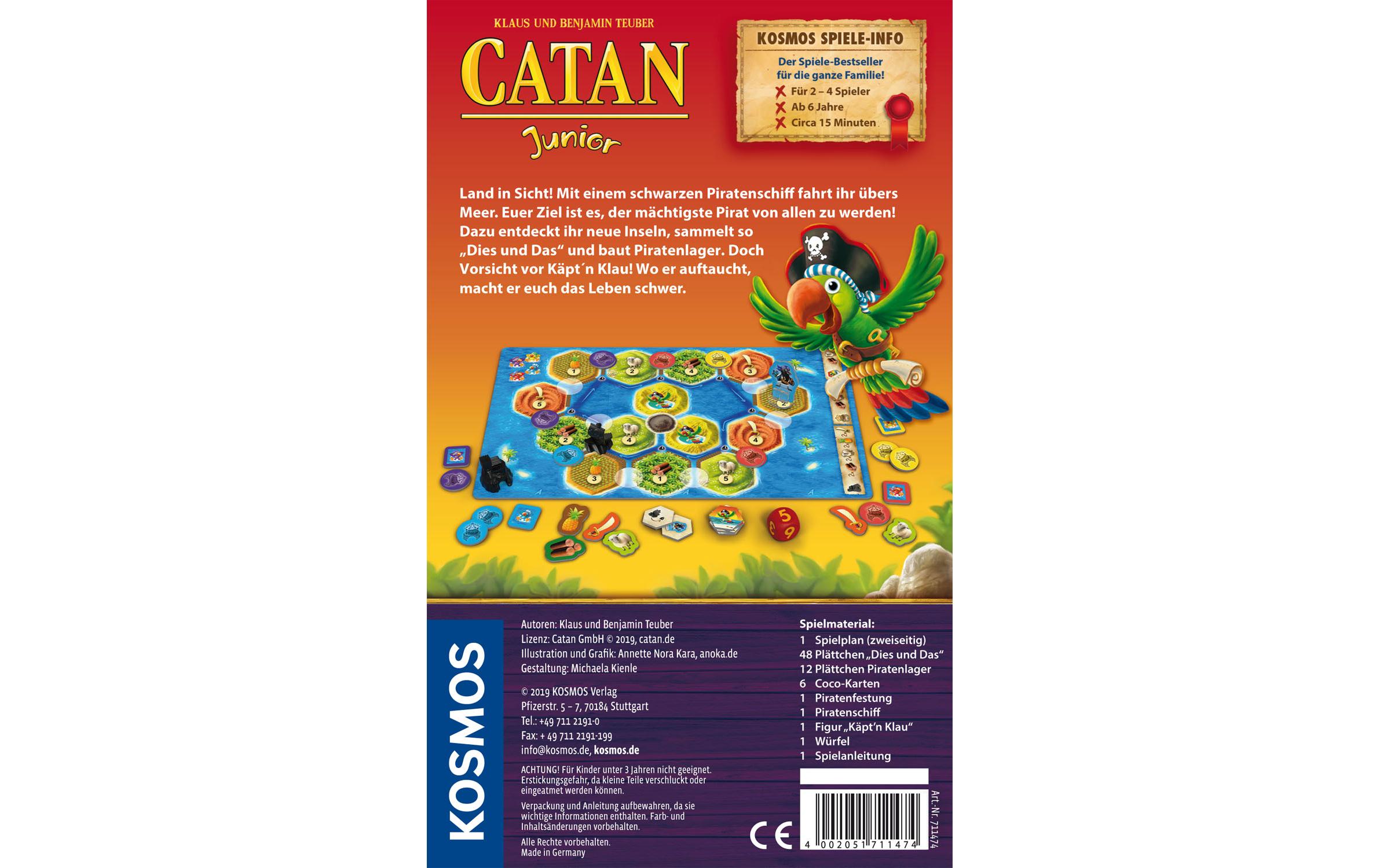 Kosmos Kinderspiel Catan Junior Reisespiel Kosmos Kinderspiel Catan Junior Reisespiel