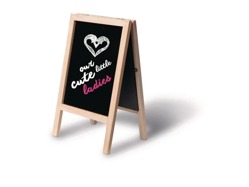 Securit Minikreidetafel Mini 25 x 15.2cm 2 in 1, Hellbraun/Schwarz Securit Minikreidetafel Mini 25 x 15.2cm 2 in 1, Hellbraun/Schwarz