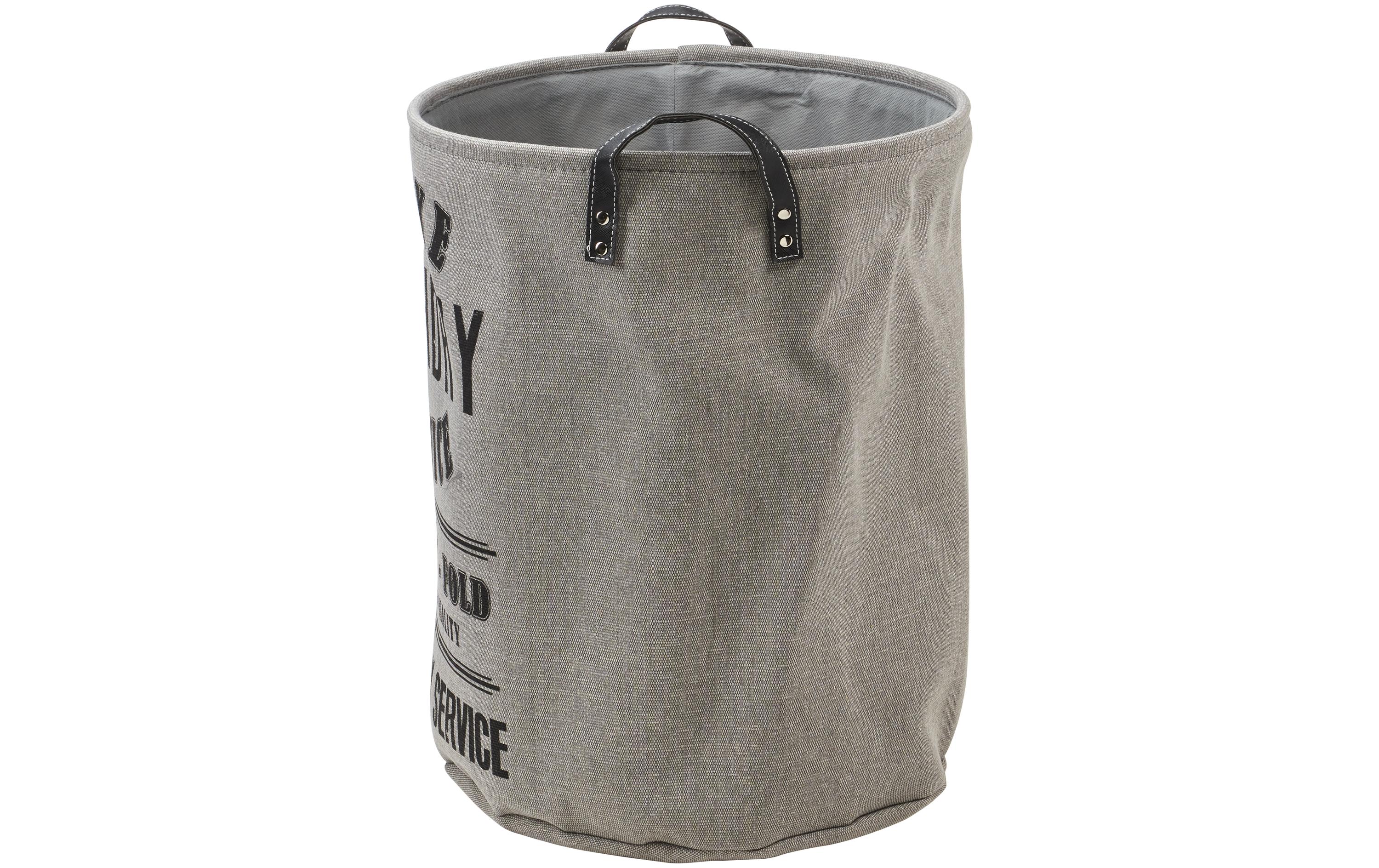 diaqua® Wäschesammler Laundry 59 l, Hellgrau