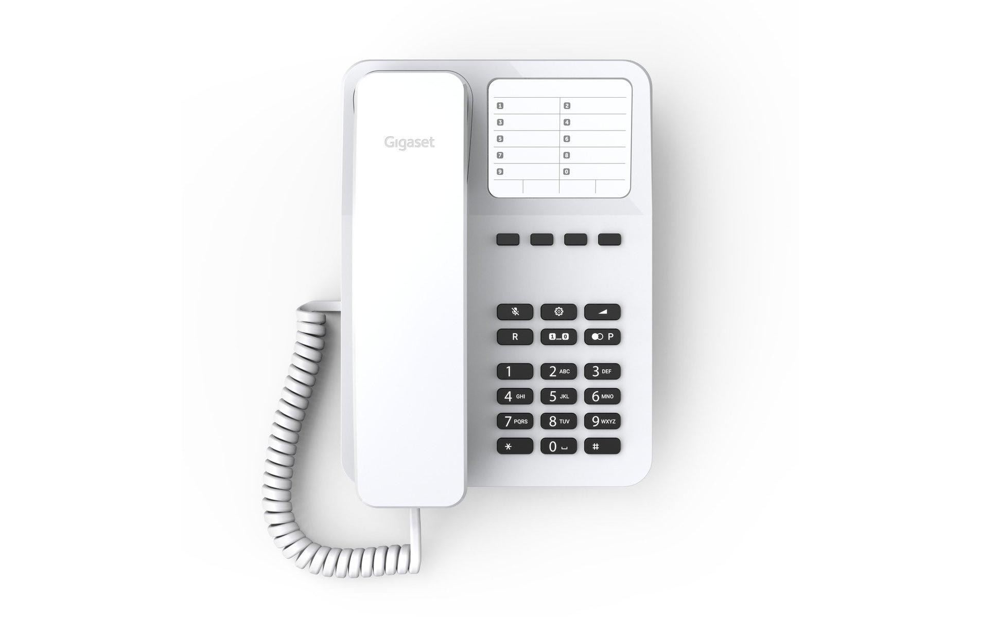 Gigaset Tischtelefon Desk 400 Weiss Gigaset Tischtelefon Desk 400 Weiss