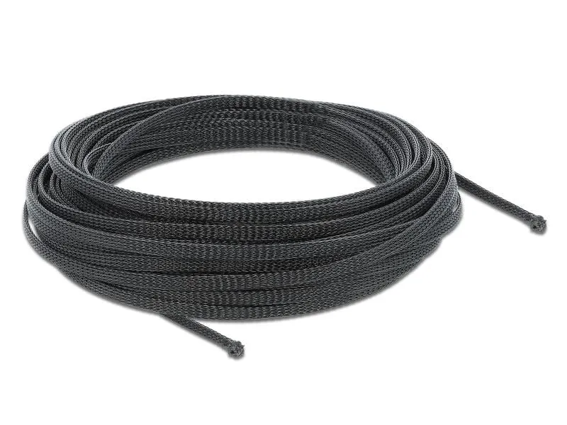 Delock Kabelschlauch 10 m x 3 mm Schwarz