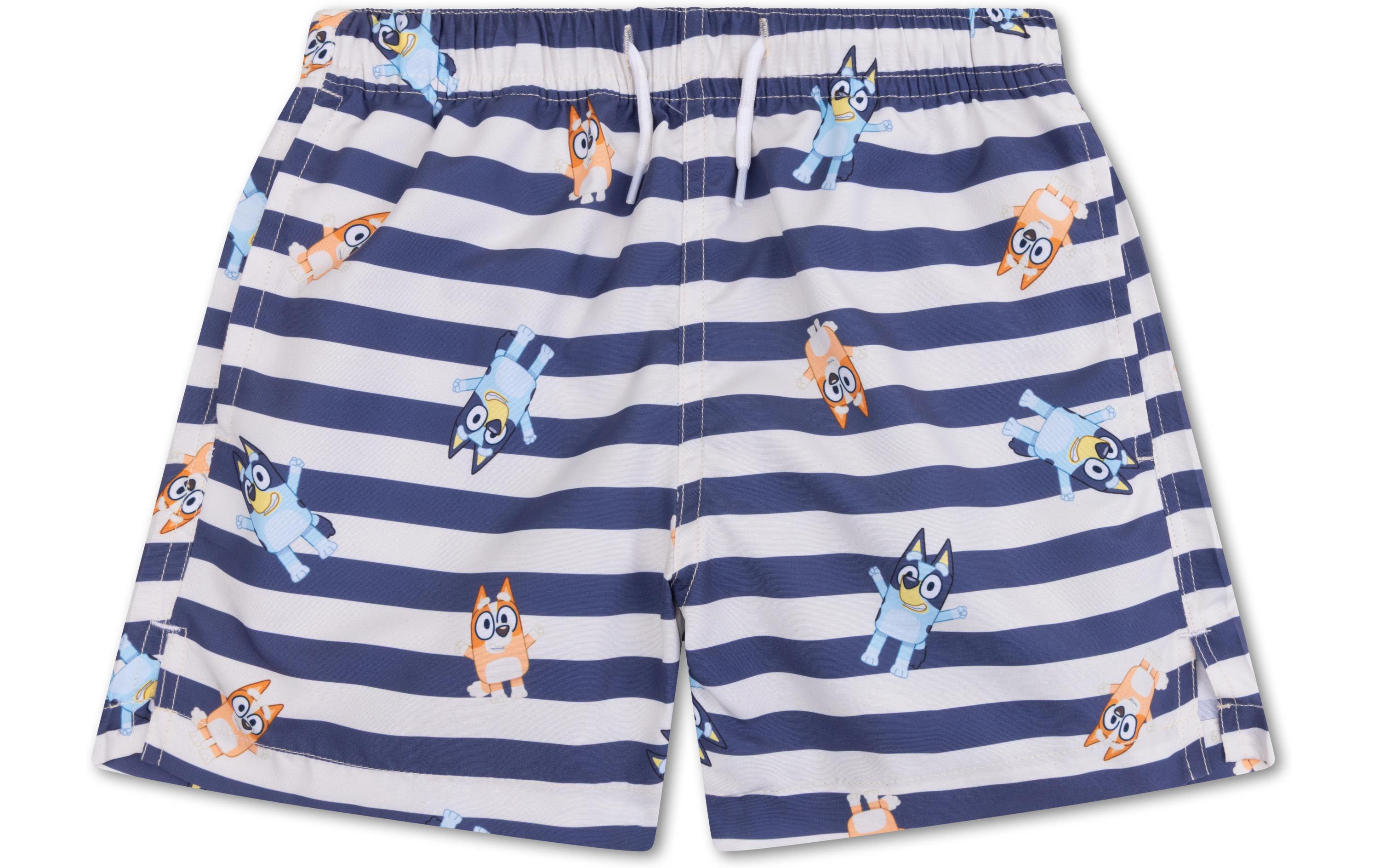 Swim Essentials UV-Badehose Bluey Gr. 110-116, Blau/Weiss gestreift