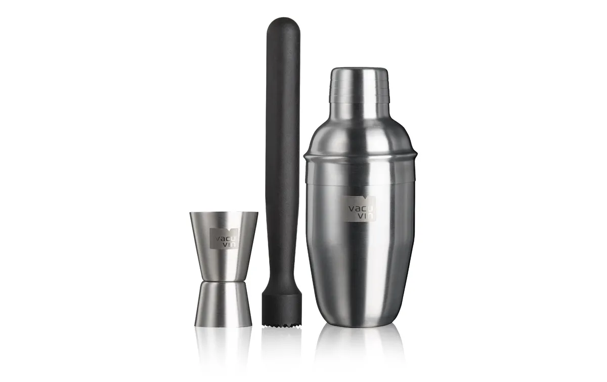 Vacuvin Drink Mixer Set 0.35 l, Silber Vacuvin Drink Mixer Set 0.35 l, Silber