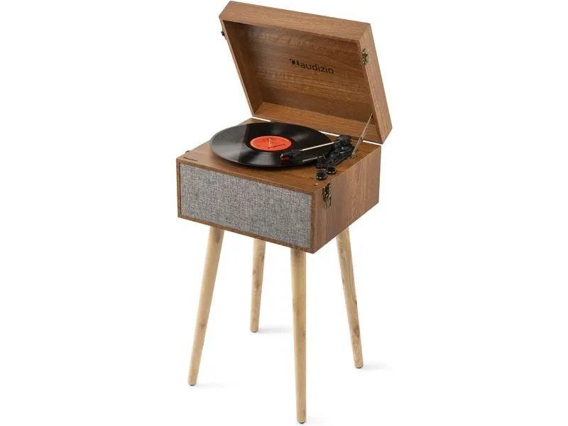 Audizio Plattenspieler mit Bluetooth Fremont Braun