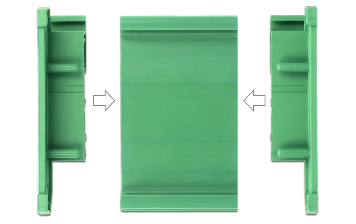 Delock Platinenhalterung 10 cm für Hutschiene Delock Platinenhalterung 10 cm für Hutschiene