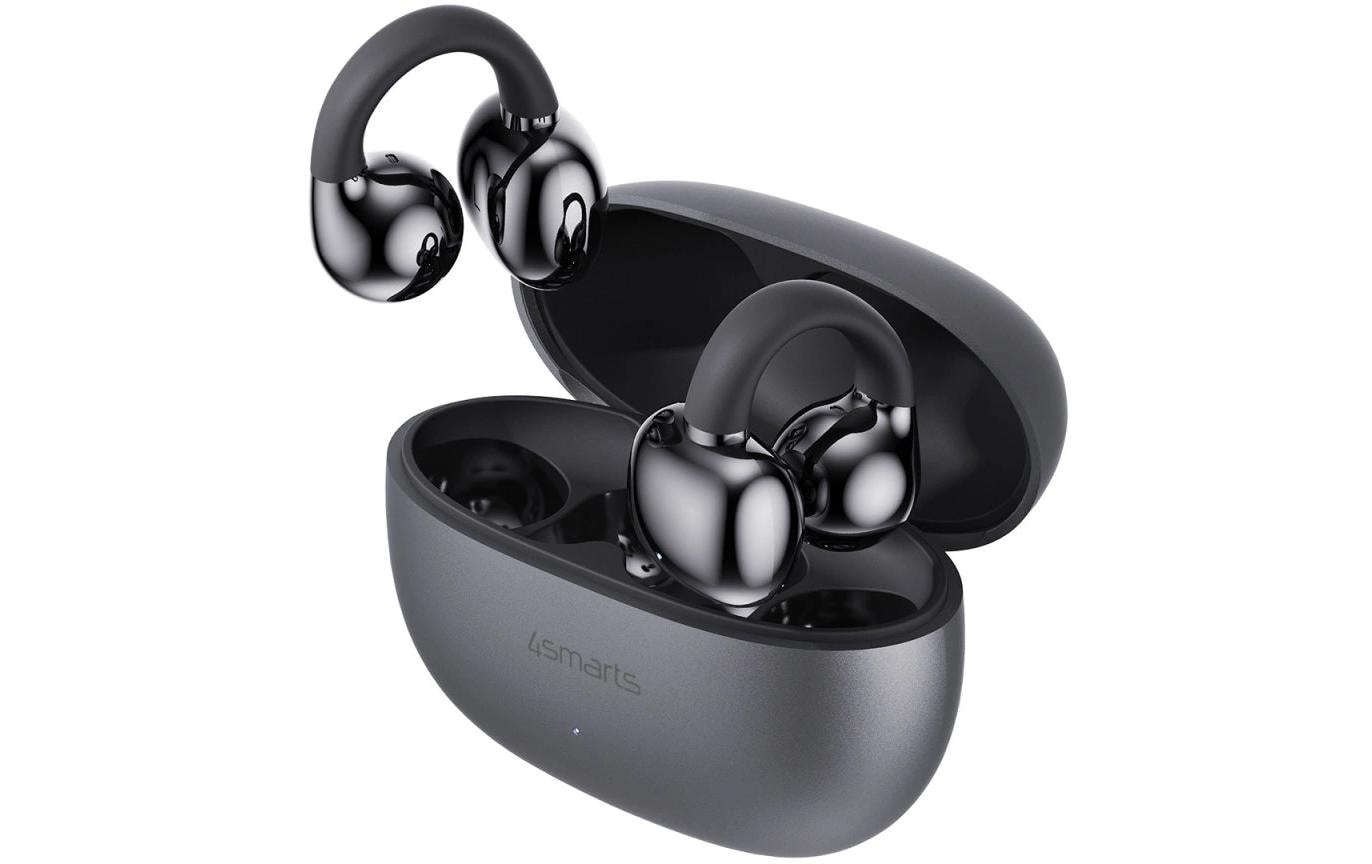 4smarts Open-Ear-Kopfhörer SkyBuds Clip Grau 4smarts Open-Ear-Kopfhörer SkyBuds Clip Grau