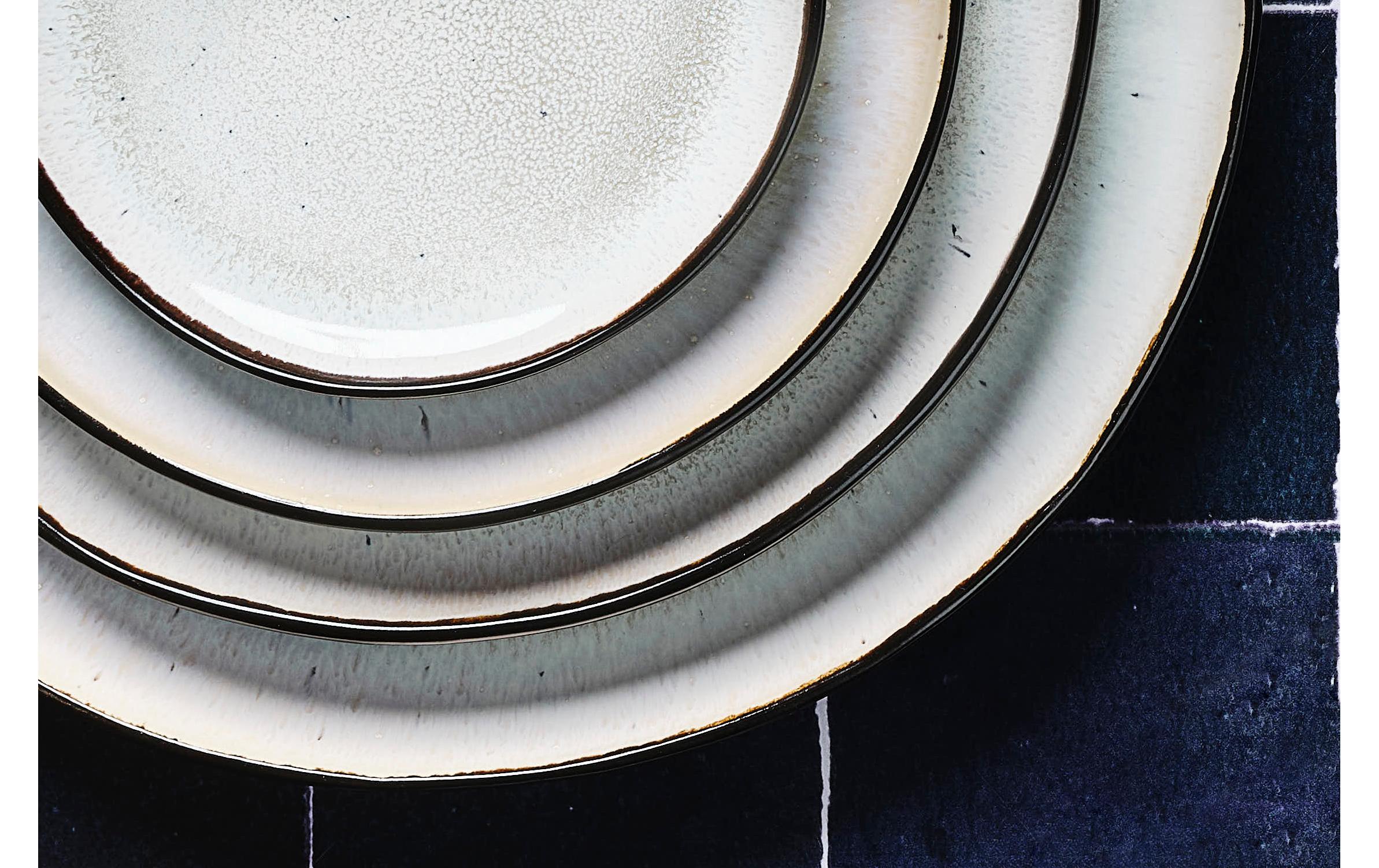 Björn Speise-Service Iris Elfenbeinweiss, 18-teilig