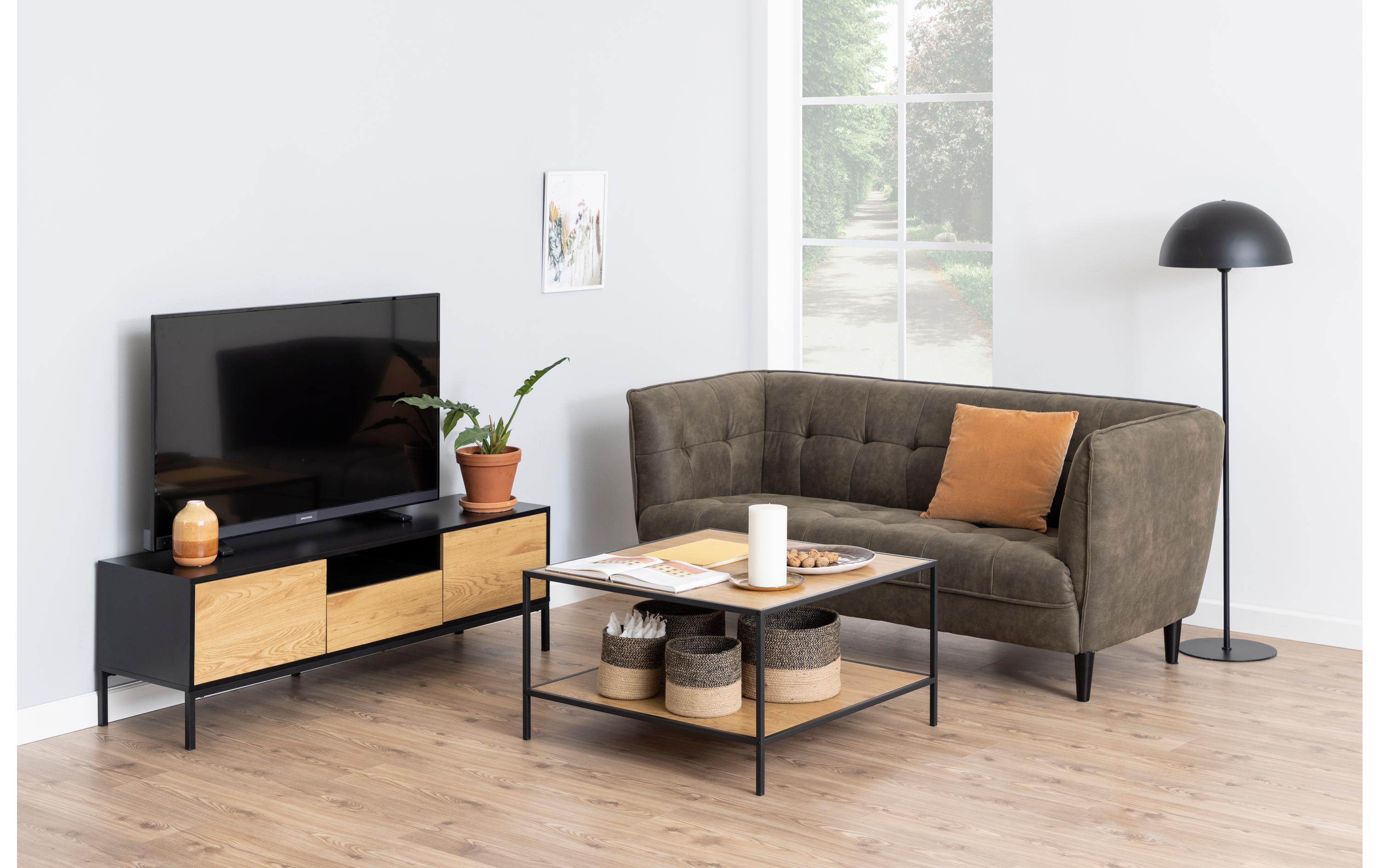 AC Design TV-Möbel Seaford 140 x 40 x 45 cm, Nature/Schwarz AC Design TV-Möbel Seaford 140 x 40 x 45 cm, Nature/Schwarz