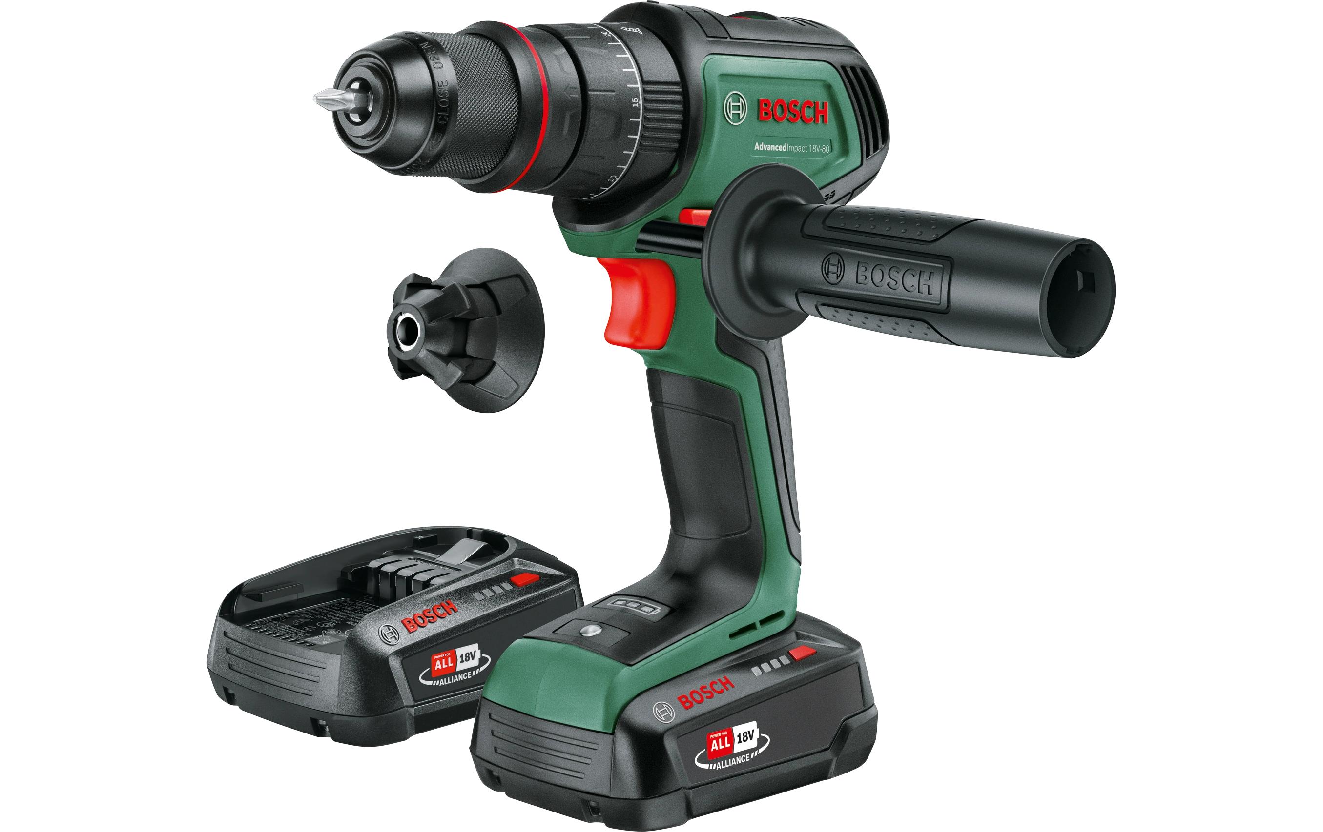 Bosch Akku-Schlagbohrmaschine AdvancedImpact 18 V-80 2 x Akku Bosch Akku-Schlagbohrmaschine AdvancedImpact 18 V-80 2 x Akku