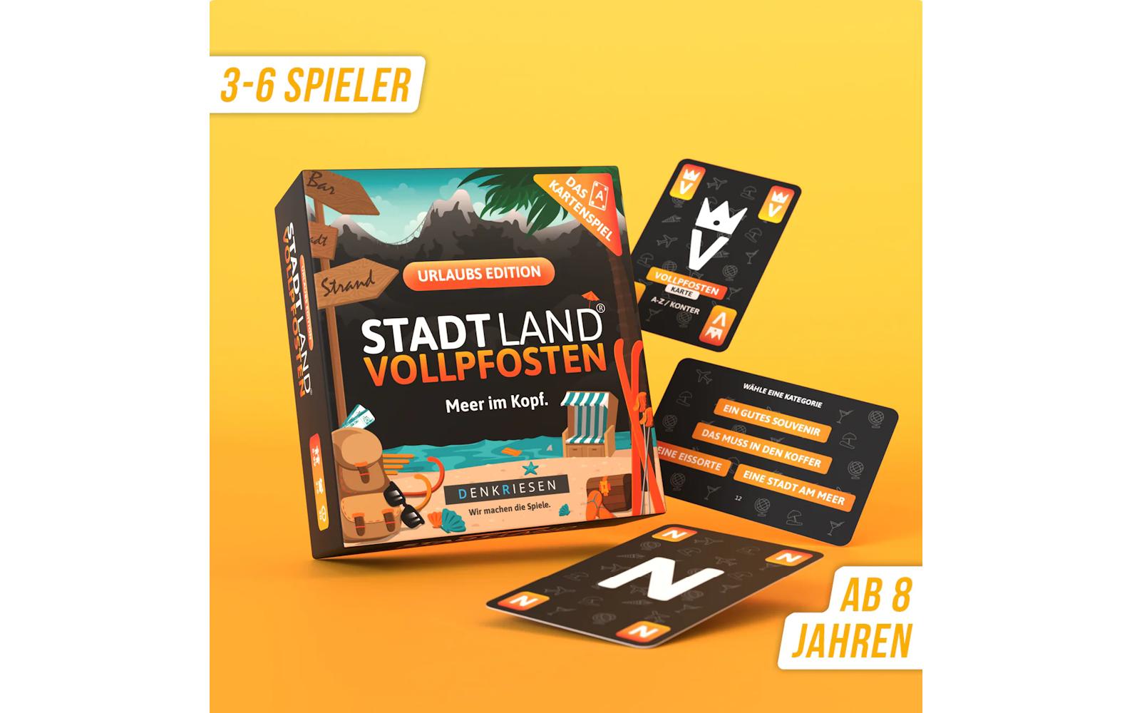 Denkriesen Partyspiel STADT LAND VOLLPFOSTEN – Meer im Kopf