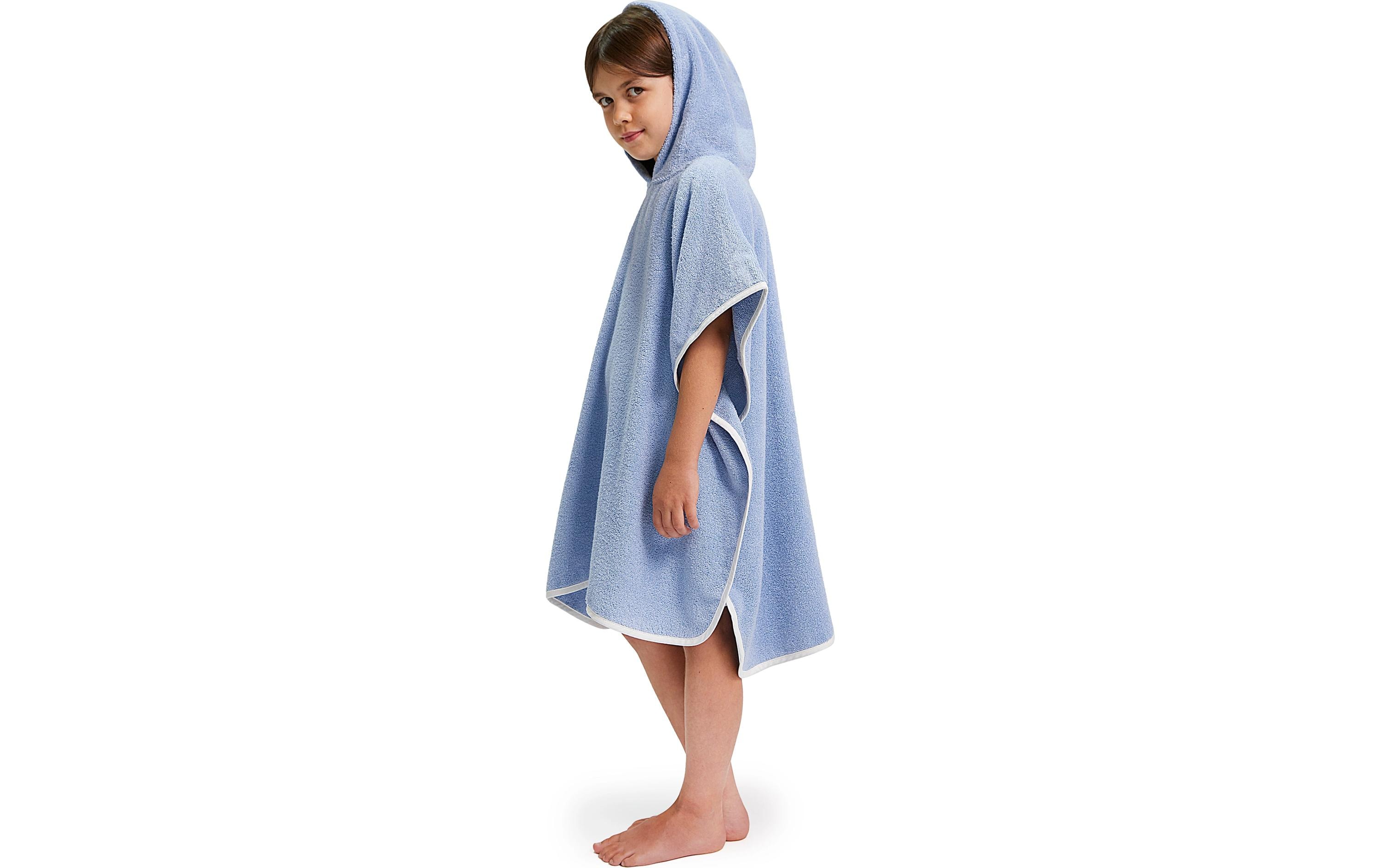 Möve Poncho Soft Hug Grösse 110-128, Aqua