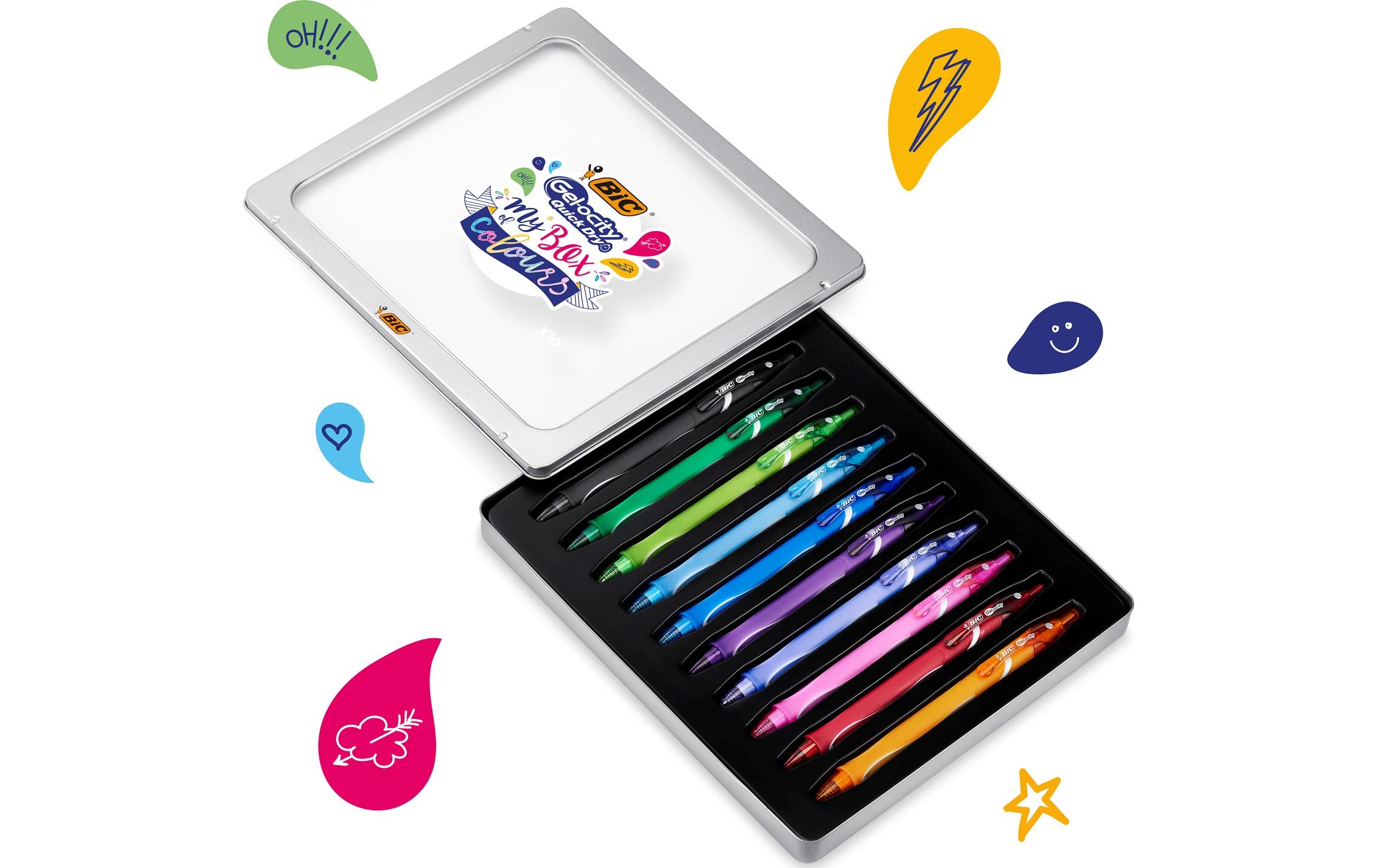 BIC Gelschreiber Gel-ocity Quick Dry 10 Stück BIC Gelschreiber Gel-ocity Quick Dry 10 Stück