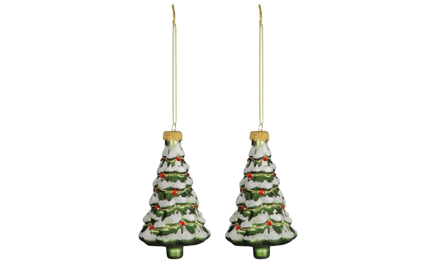 COCON Weihnachtsschmuck Tanne, 2 Stück