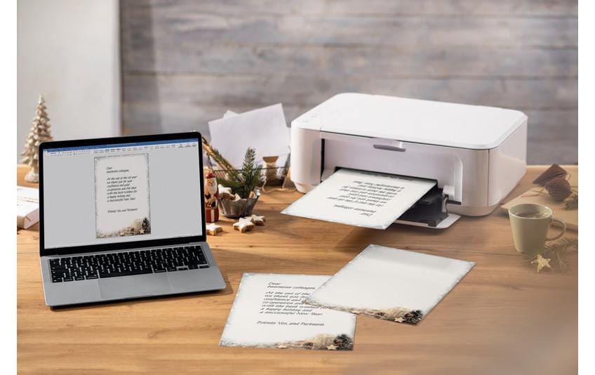 Sigel Motivpapier Christmas Candle, A4, 90 g/m², 25 Blatt