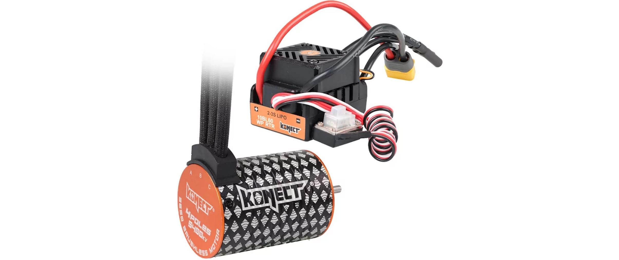 Konect Brushless-Antriebsset 5400Kv 60Amp WP Motor 4P 3650SL Konect Brushless-Antriebsset 5400Kv 60Amp WP Motor 4P 3650SL