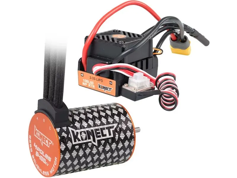 Konect Brushless-Antriebsset 5400Kv 60Amp WP Motor 4P 3650SL Konect Brushless-Antriebsset 5400Kv 60Amp WP Motor 4P 3650SL