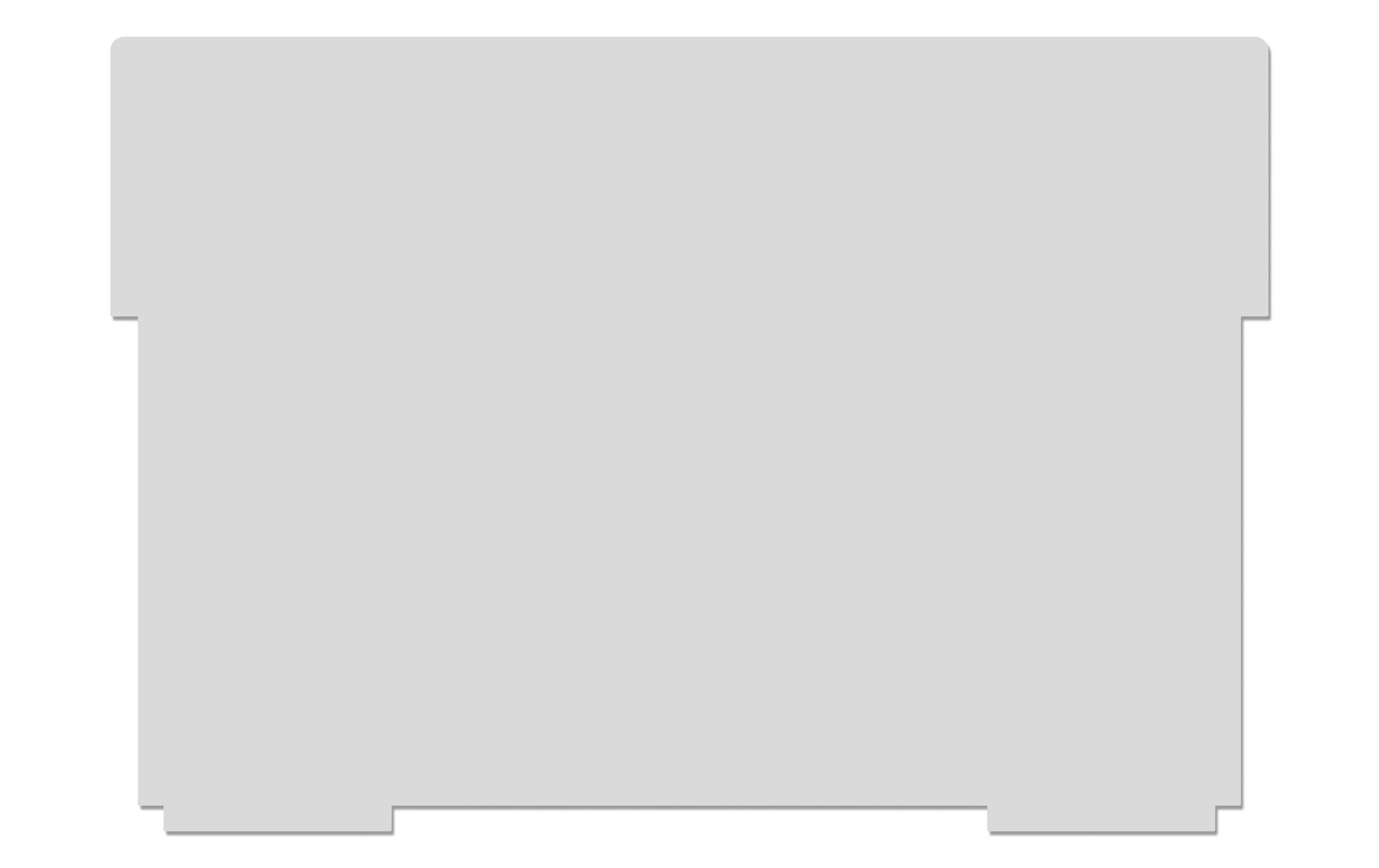 Styro Karteibox Schwenkplatten A4 quer, Grau, 2 Stück Styro Karteibox Schwenkplatten A4 quer, Grau, 2 Stück