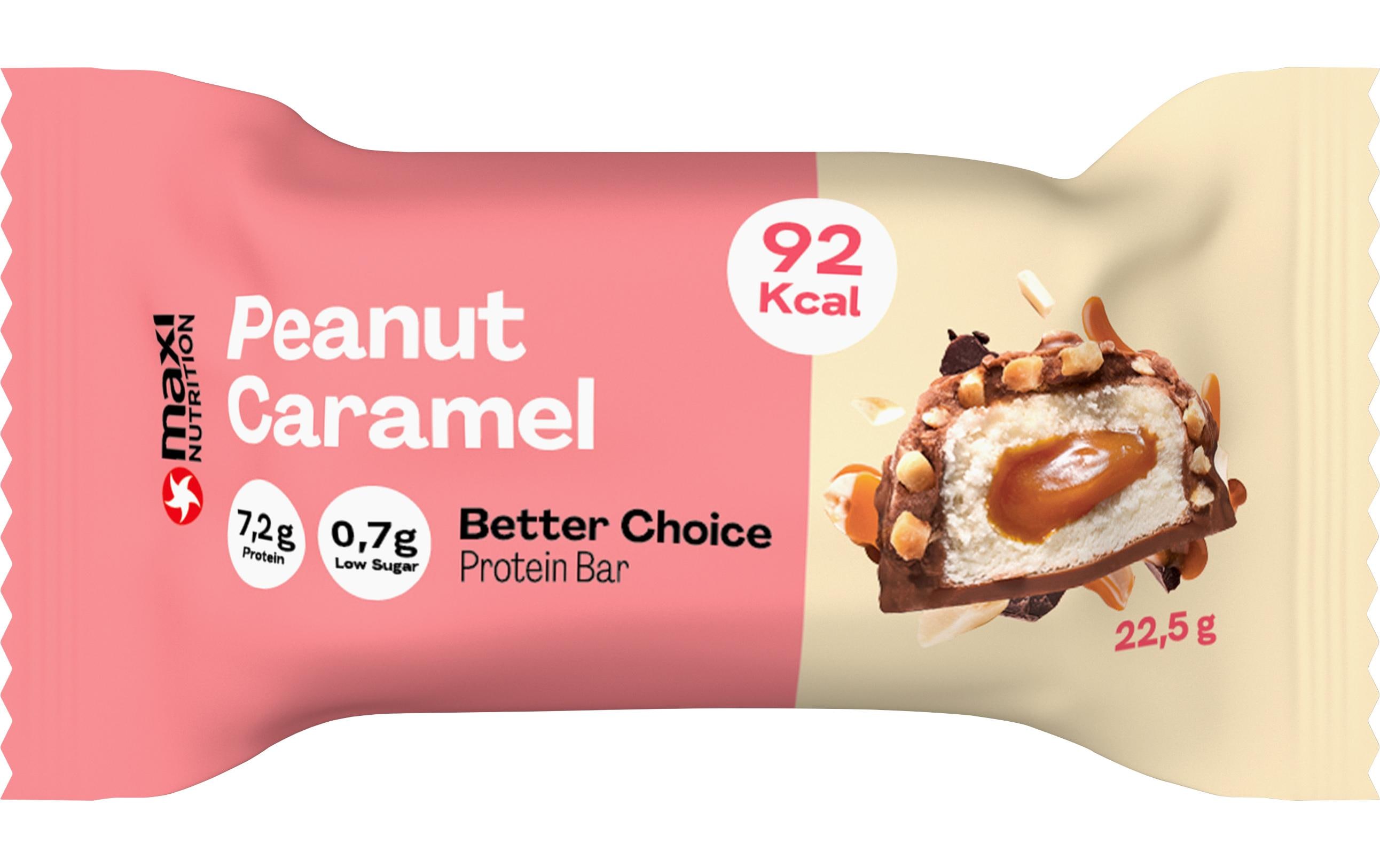 Maxi Nutrition Riegel Better Choice Peanut Caramel, 15x 23g