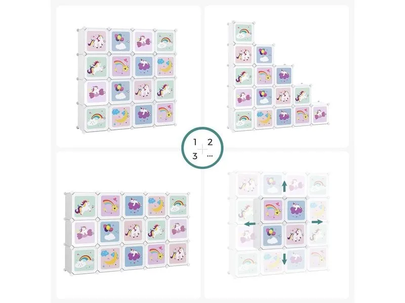 Songmics Regal mit diversen Aufbauarten Songmics Regal mit diversen Aufbauarten