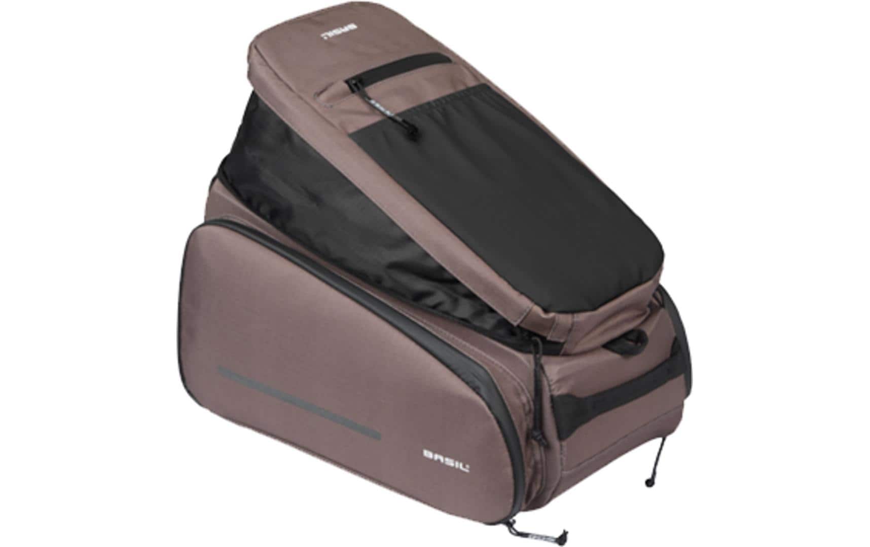 BASIL Gepäckträgertasche Move MIK 10-26 l, braun