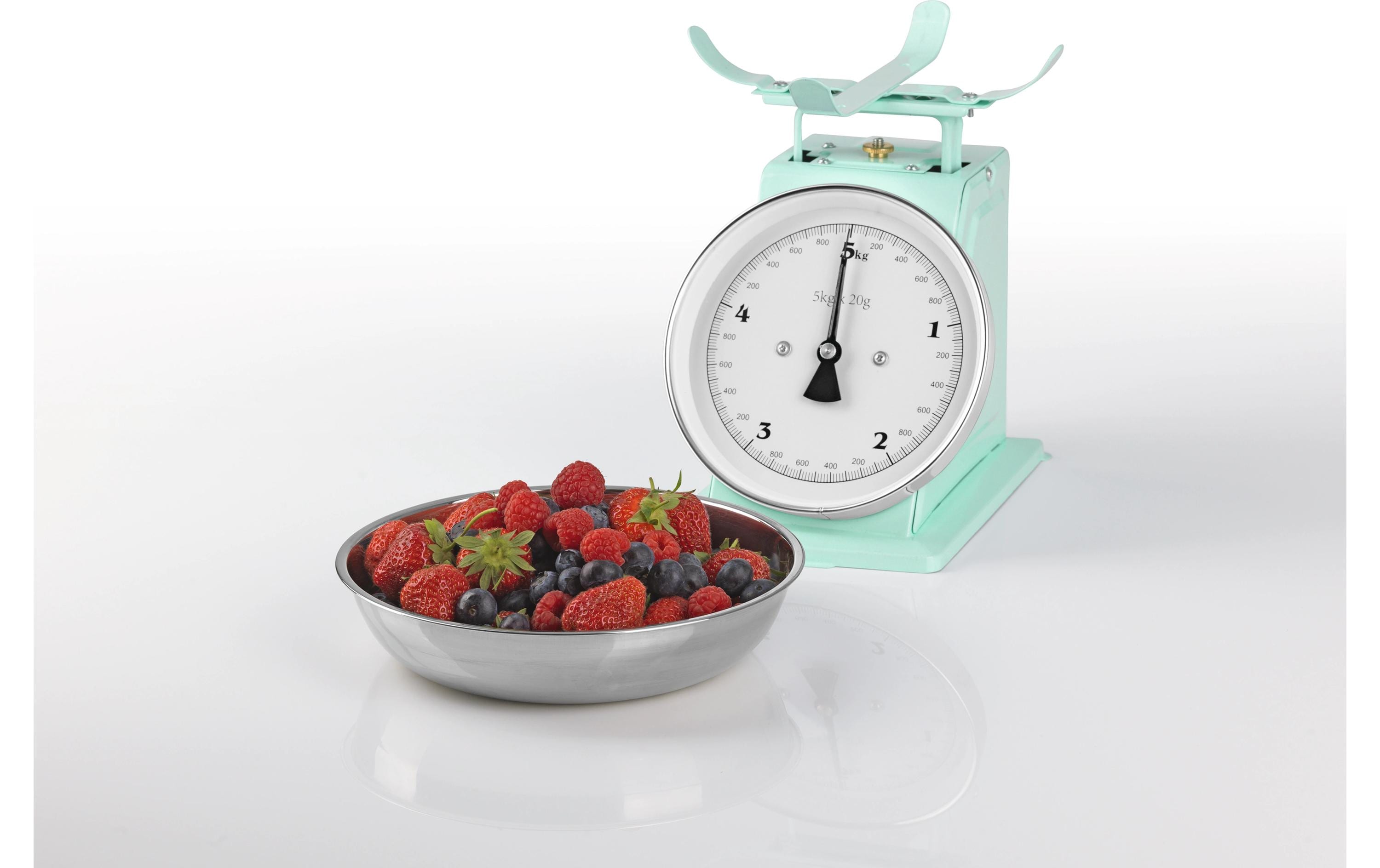 GOURMETmaxx Küchenwaage 5 kg, 20g-Schritte, Edelstahl