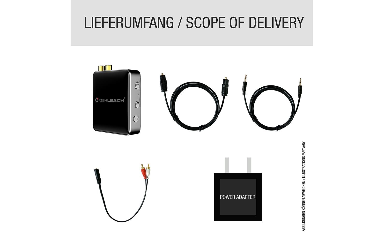 Oehlbach Bluetooth Adapter BTR Evolution 5.0 Schwarz