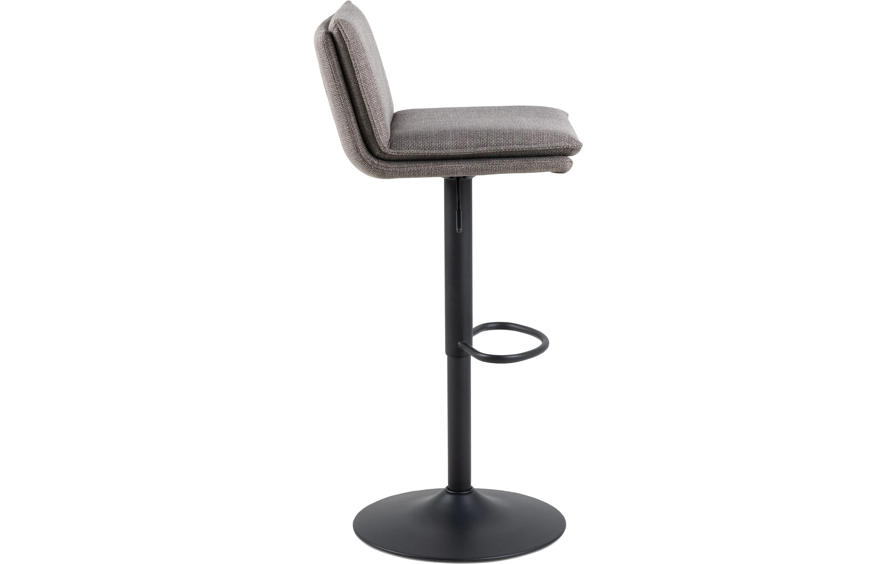 AC Design Barhocker Flynn, 2 Stück, 44 x 107 cm, Hellgrau/Braun