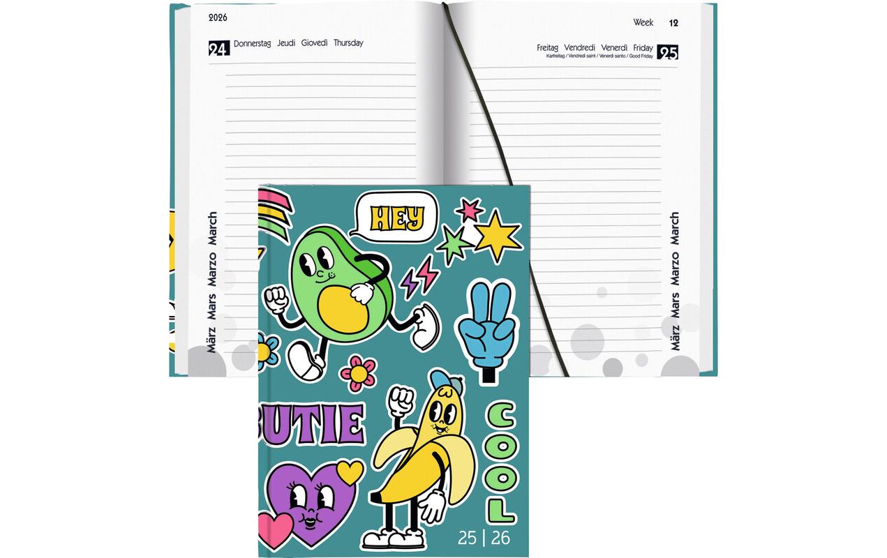 Biella Schüleragenda Mydiary Comic 25/26 FSC, 1T/1S, 12 x 16.5 cm Biella Schüleragenda Mydiary Comic 25/26 FSC, 1T/1S, 12 x 16.5 cm