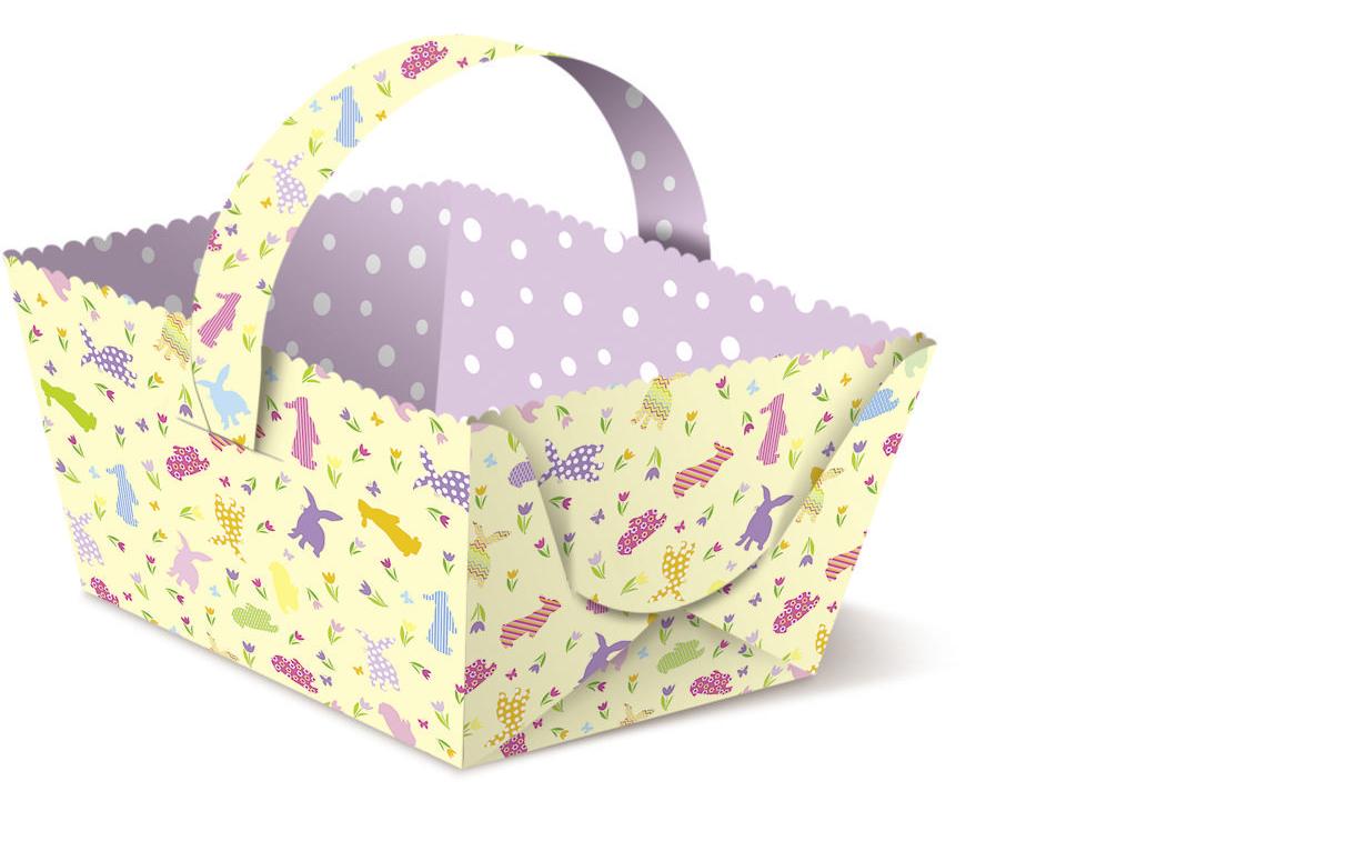 URSUS Osterkörbchen-Set 2 Körbchen / 3 Tüten