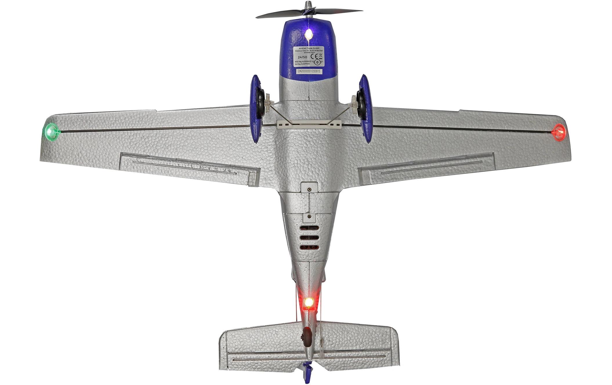 Amewi Motorflugzeug Cirrus SR22 520 mm, RTF, Blau