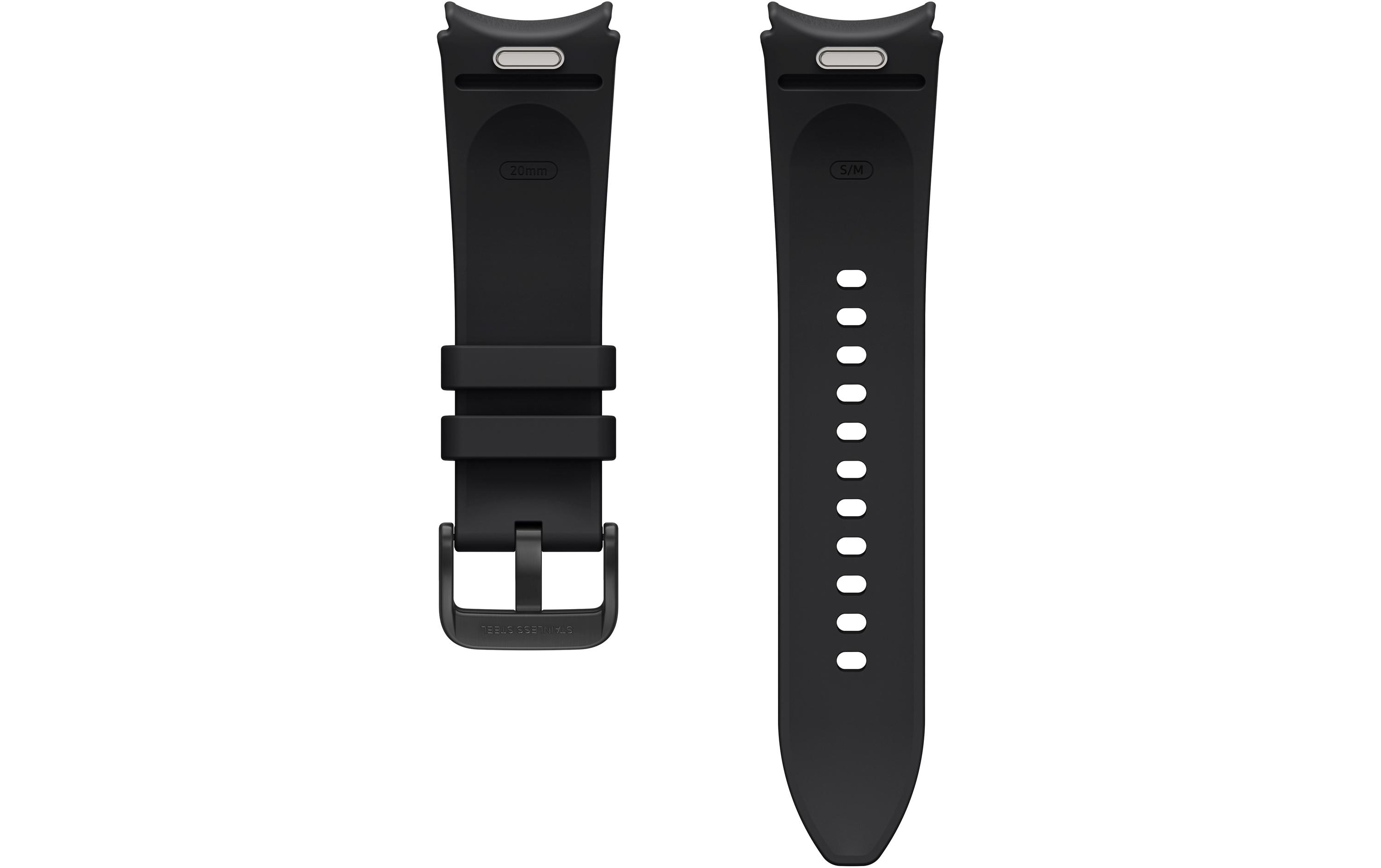 Samsung Hybrid Eco Leather Band S/M Galaxy Watch 4/5/6 Black