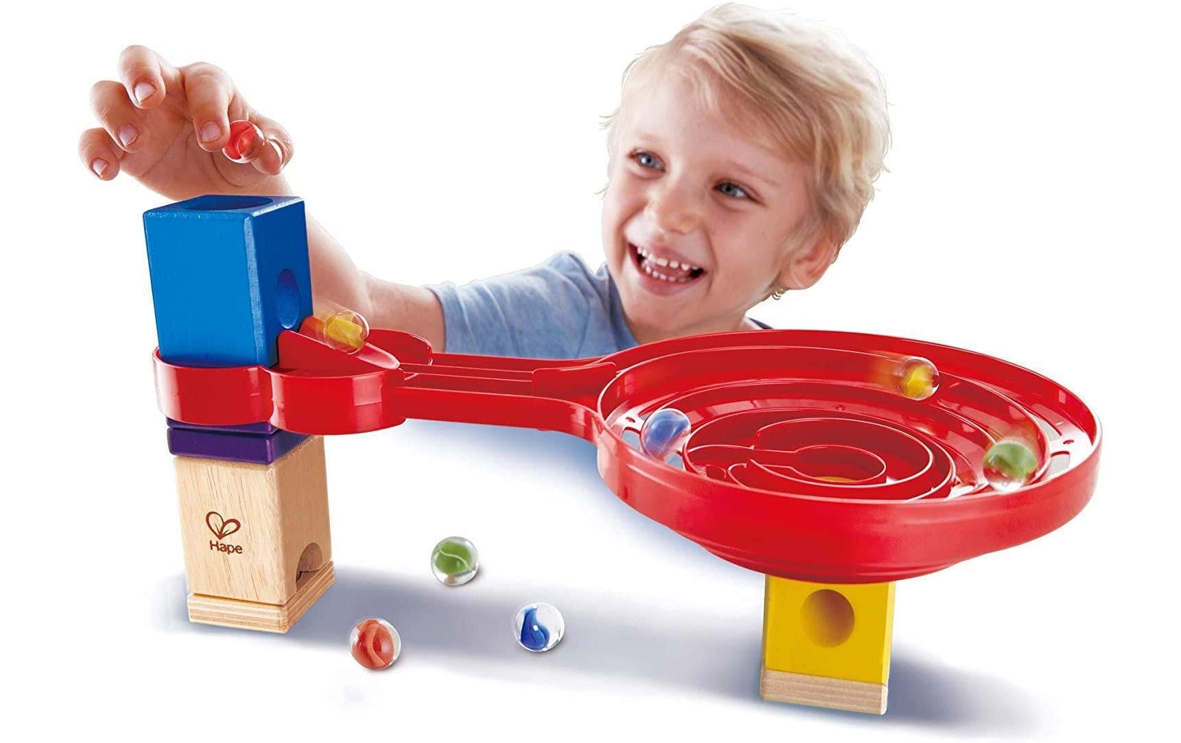 Hape Kugelbahn Zubehör Quadrilla Doppel-Spirale