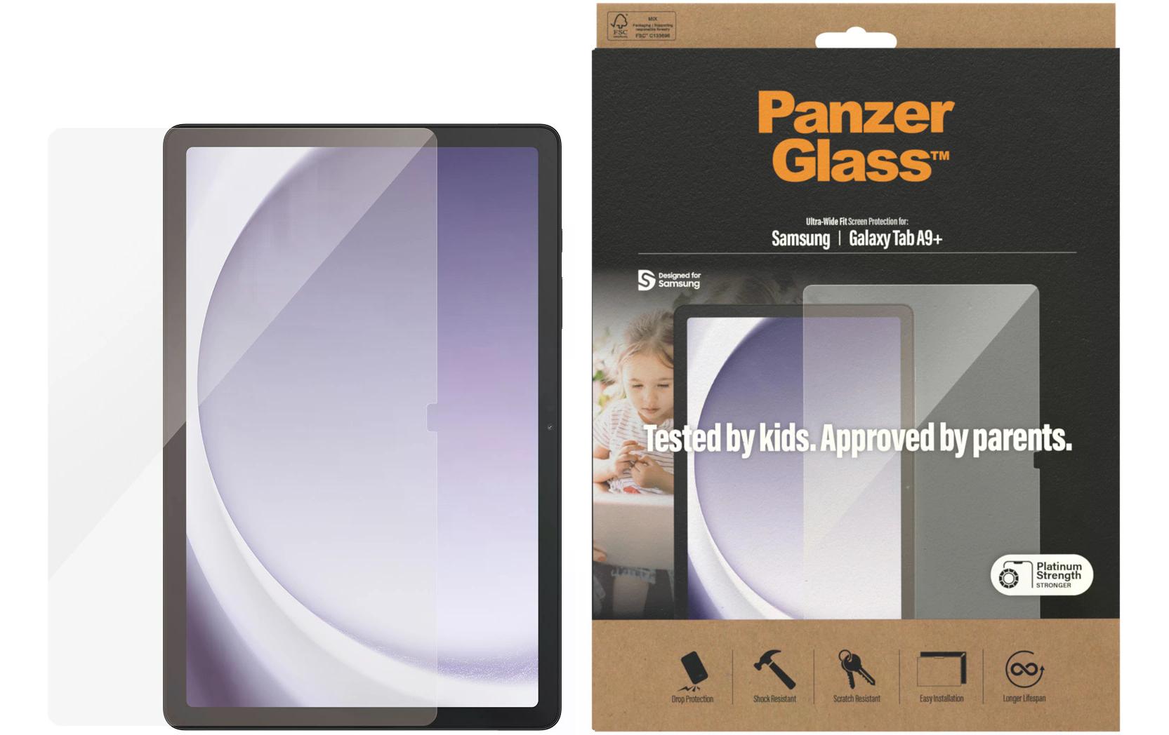 Panzerglass Tablet-Schutzfolie Ultra Wide Fit Galaxy Tab A9 + 11 Panzerglass Tablet-Schutzfolie Ultra Wide Fit Galaxy Tab A9 + 11