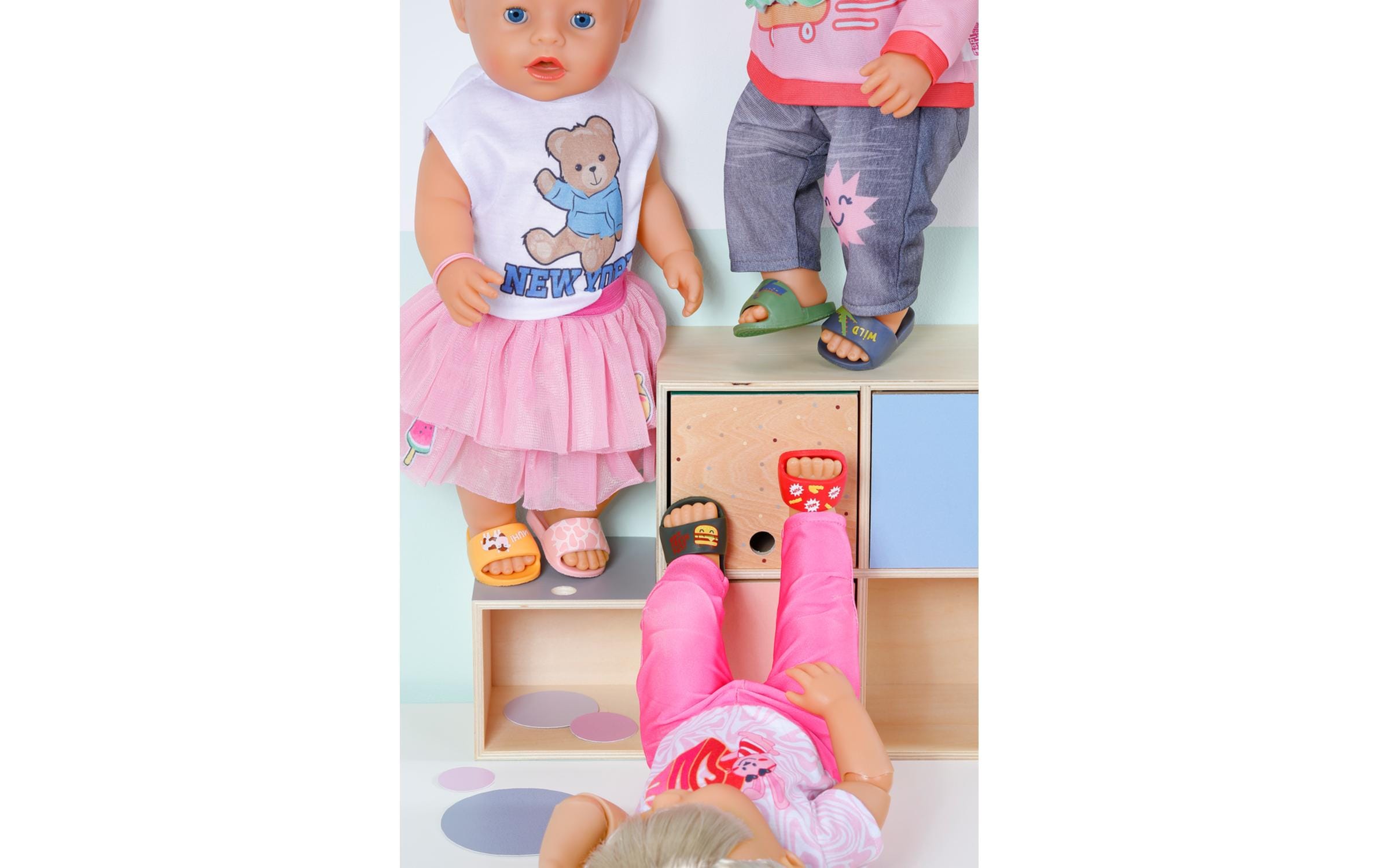 Baby Born Puppenkleidung Badelatschen assortiert