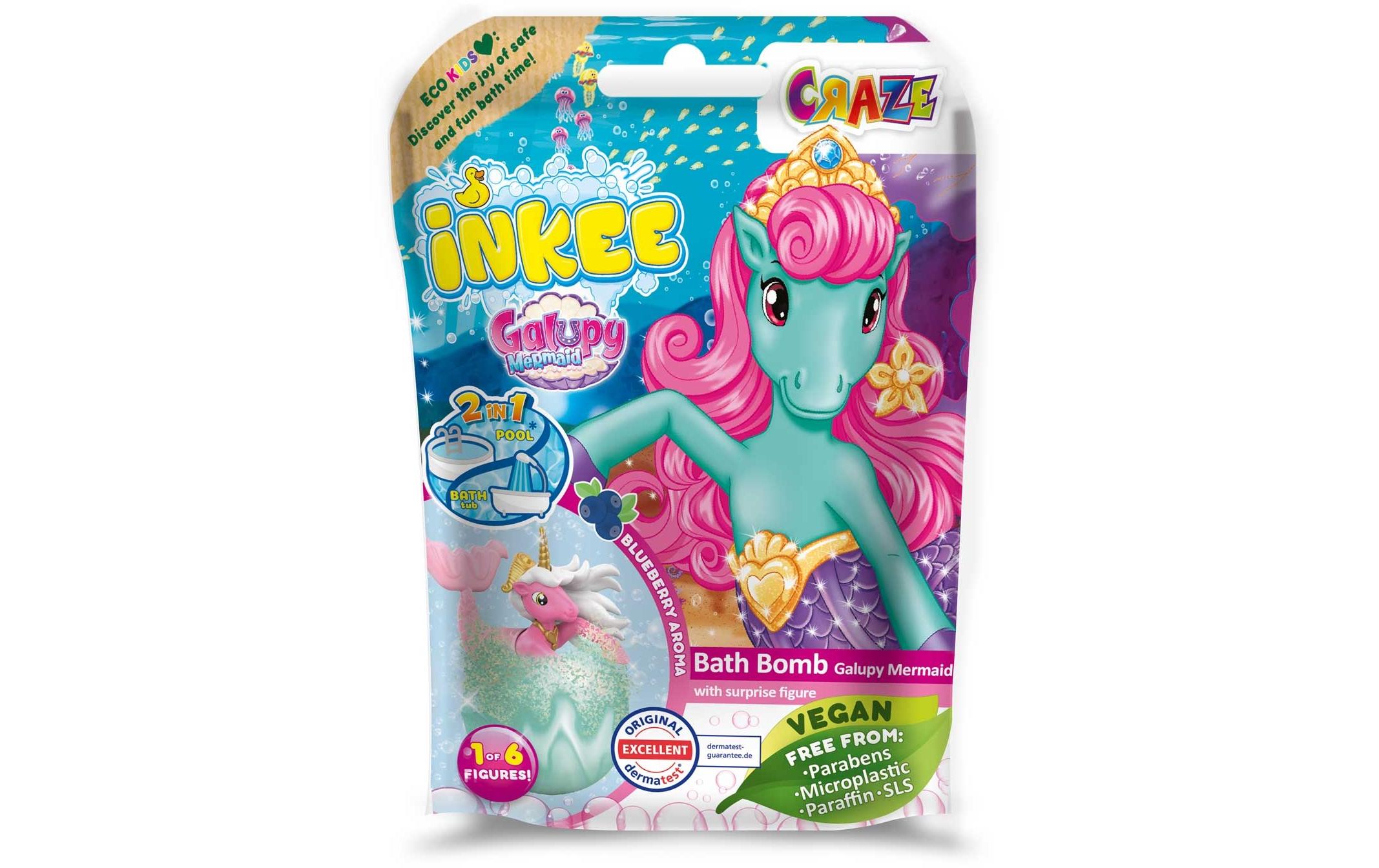 Craze Badekugel Inkee – Galupy Mermaid 1 Stück Craze Badekugel Inkee – Galupy Mermaid 1 Stück