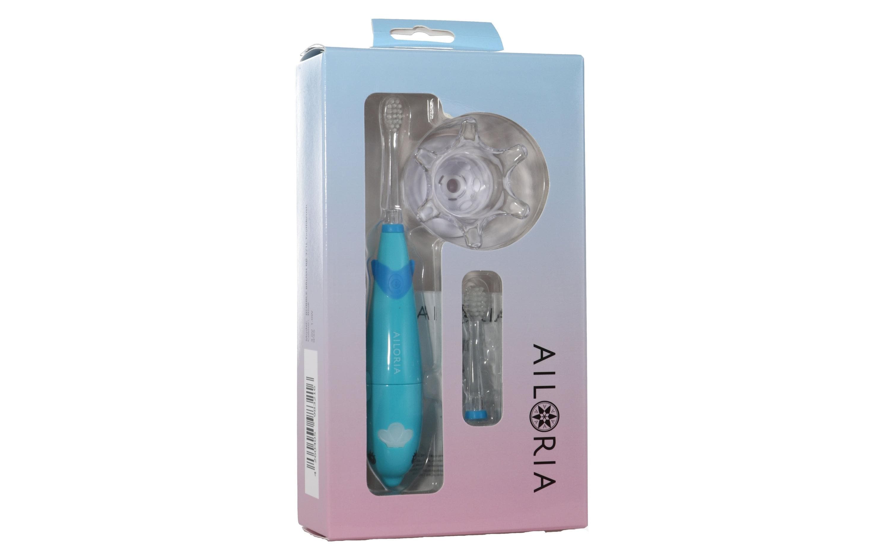 Ailoria Schallzahnbürste Bubble Brush für Kinder, Blau