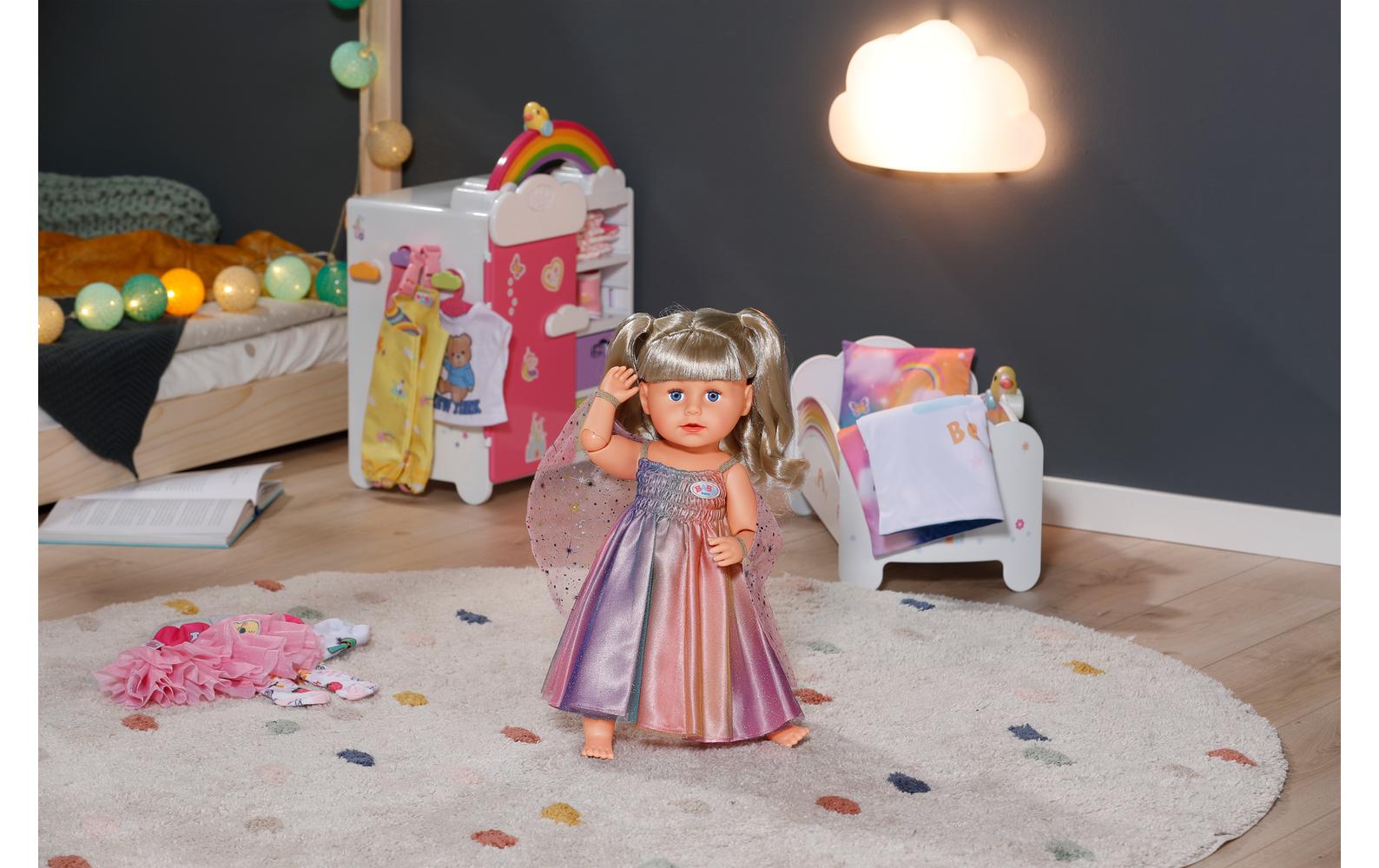 Baby Born Puppenkleidung Regenbogen Kleid