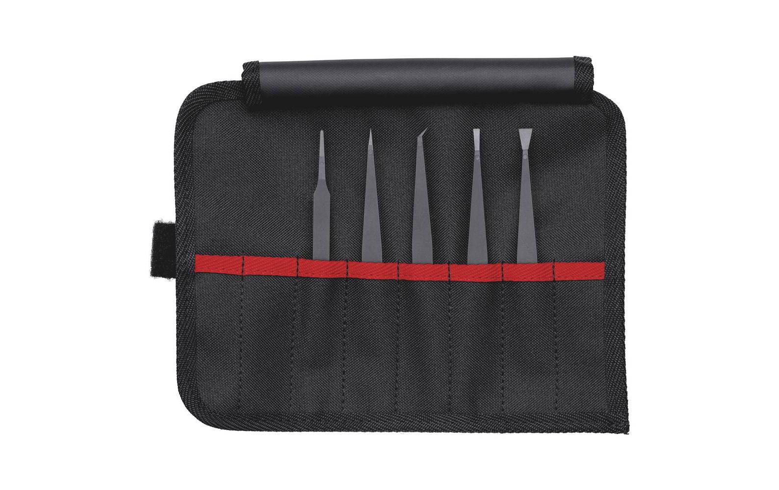 Knipex Kunststoffpinzetten-Set ESD 5-teilig Knipex Kunststoffpinzetten-Set ESD 5-teilig
