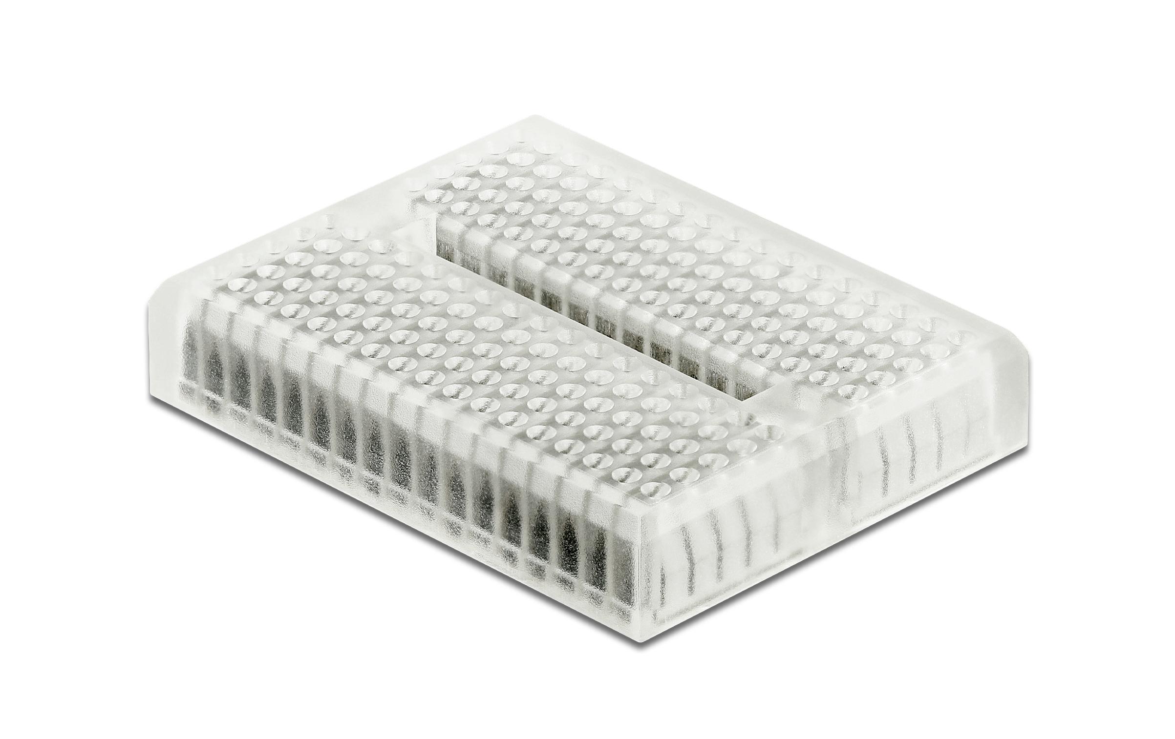 Delock Breadboard Experimentier-Mini 170 Kontakte Transparent Delock Breadboard Experimentier-Mini 170 Kontakte Transparent