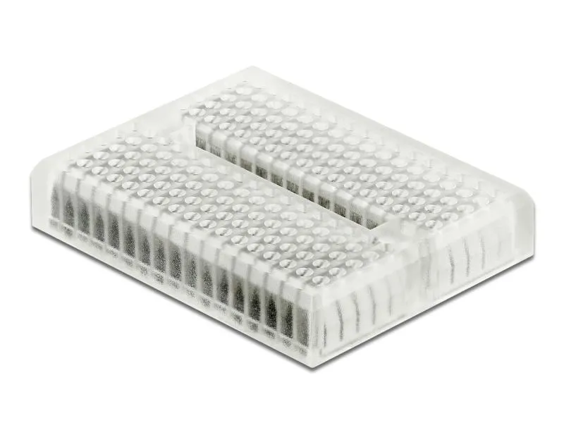 Delock Breadboard Experimentier-Mini 170 Kontakte Transparent