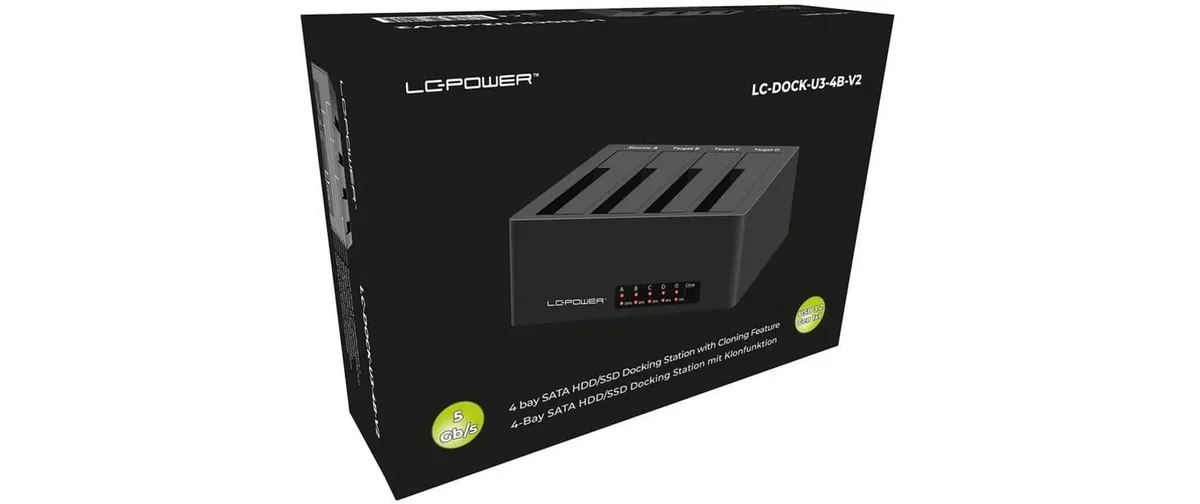 LC-Power Dockingsstation SSD LC-DOCK-U3-4B-V2