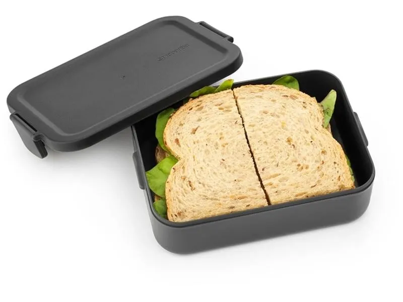 Brabantia Lunchbox Make & Take 1.1 l, Dunkelgrau