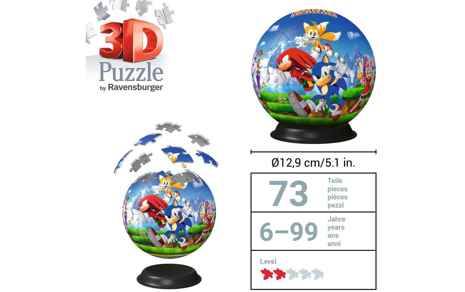 Ravensburger 3D Puzzle Ball: Sonic